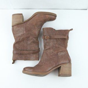 Lucky Brand Ramsey brown leather boots 8